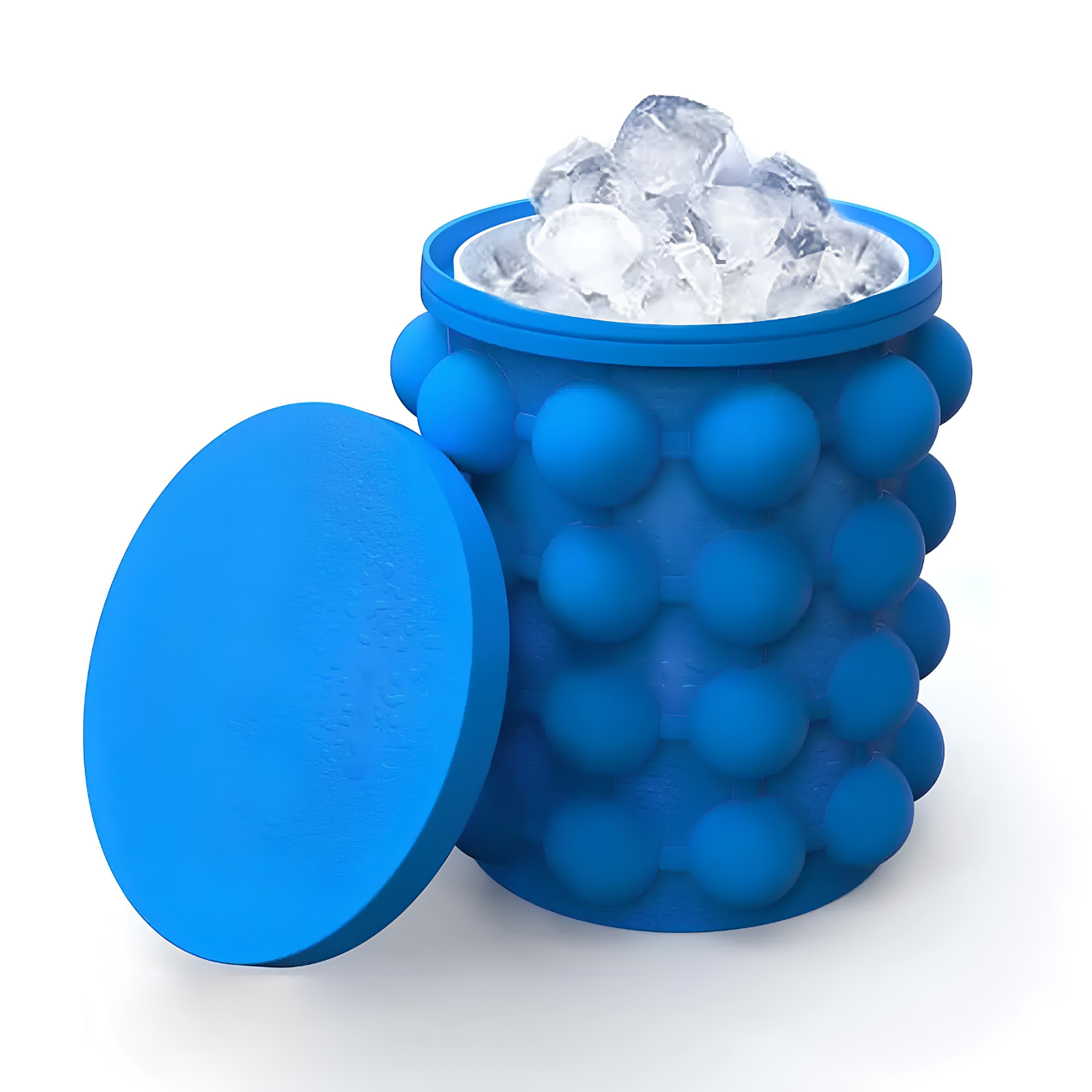 1Pc-Silicone Ice Cube Maker Portable Bucket Wine Ice Cooler Beer Cabinet Space Saving Kitchen Tools Drinking Whiskey Freeze